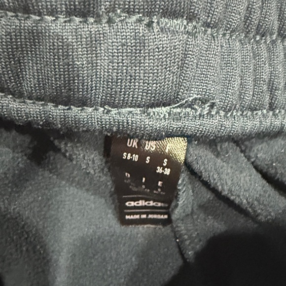 Adidas Teal Joggers with White Logo - Picture 7 of 8